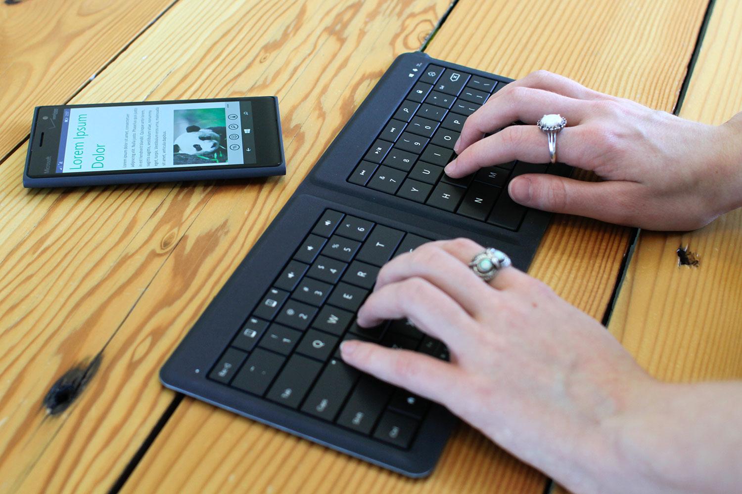 using a wireless mouse or keyboard they can be hijacked from up to 100 yards away microsoft universal foldable typing angle