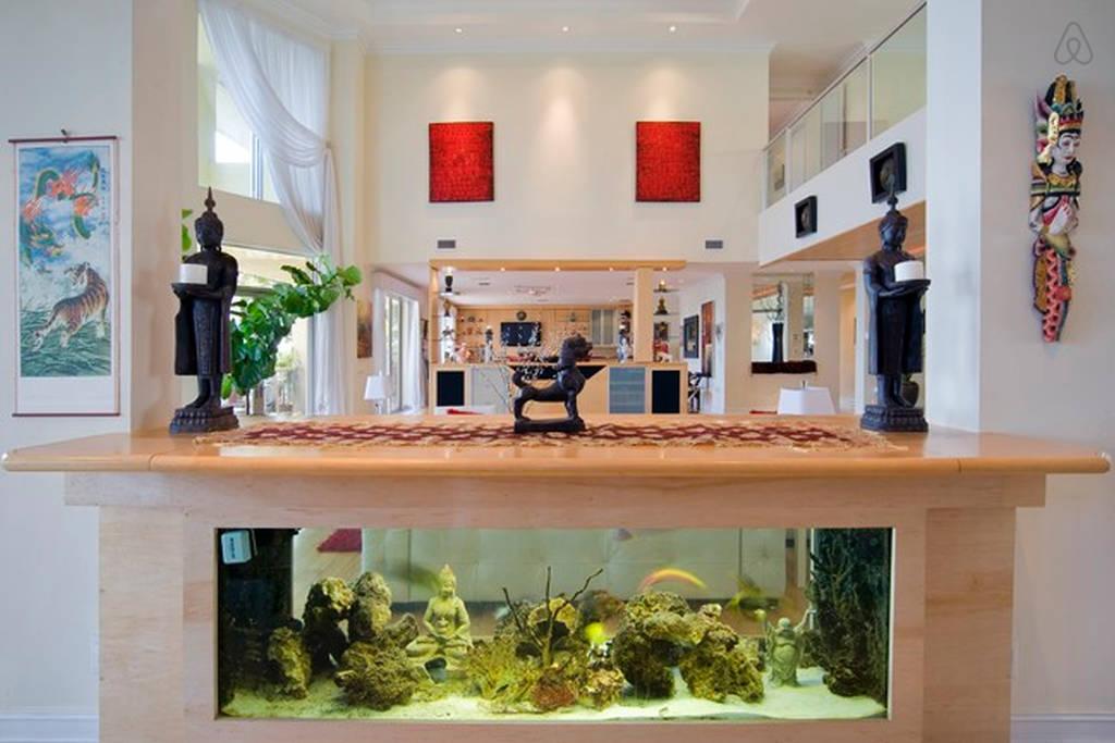 homes with their own shark tanks villa deep blue 13