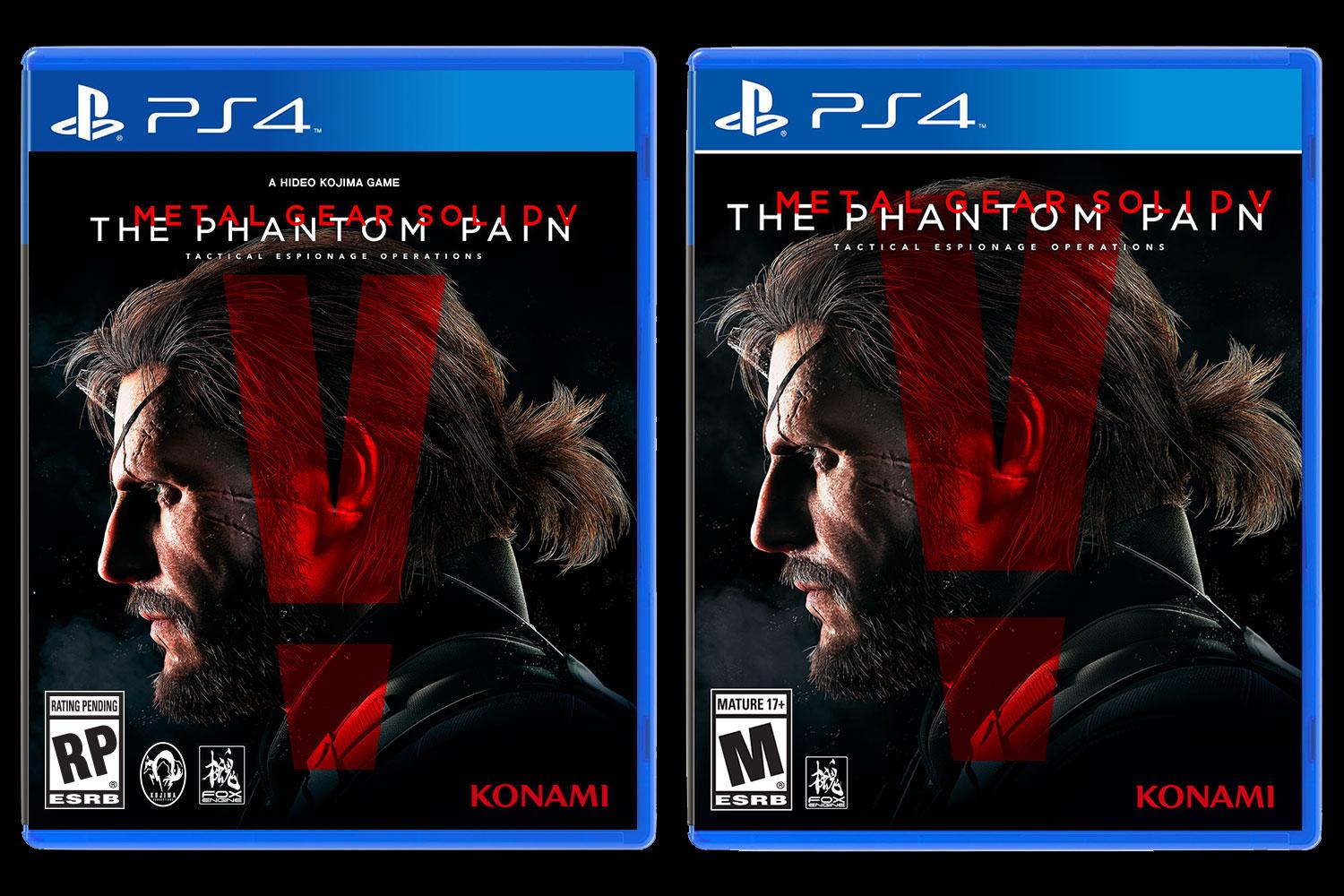 hideo kojimas name removed metal gear solid v box art black