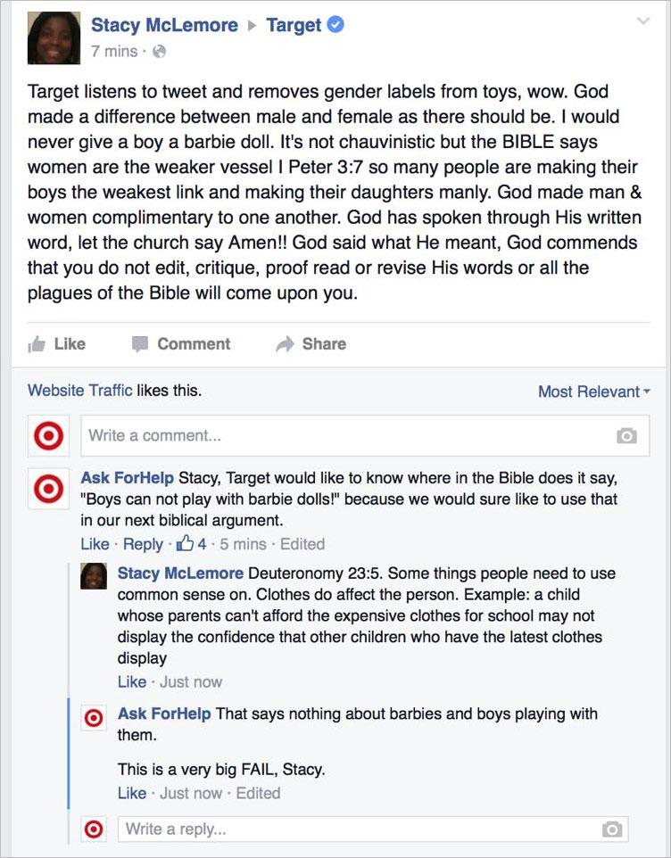 fake target account trolls gender neutral complaints 12