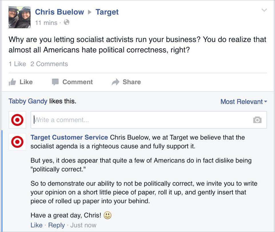 fake target account trolls gender neutral complaints 14