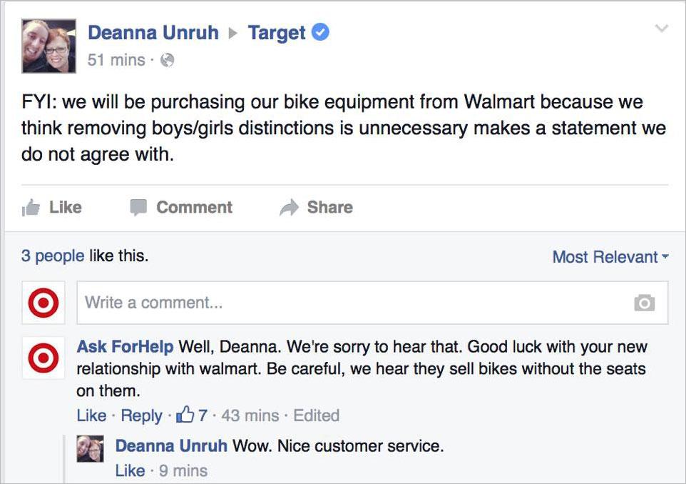 fake target account trolls gender neutral complaints 2