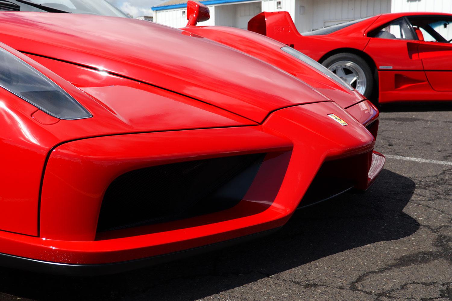 ferrari f40 f50 enzo show supercar technology evolving history 0038