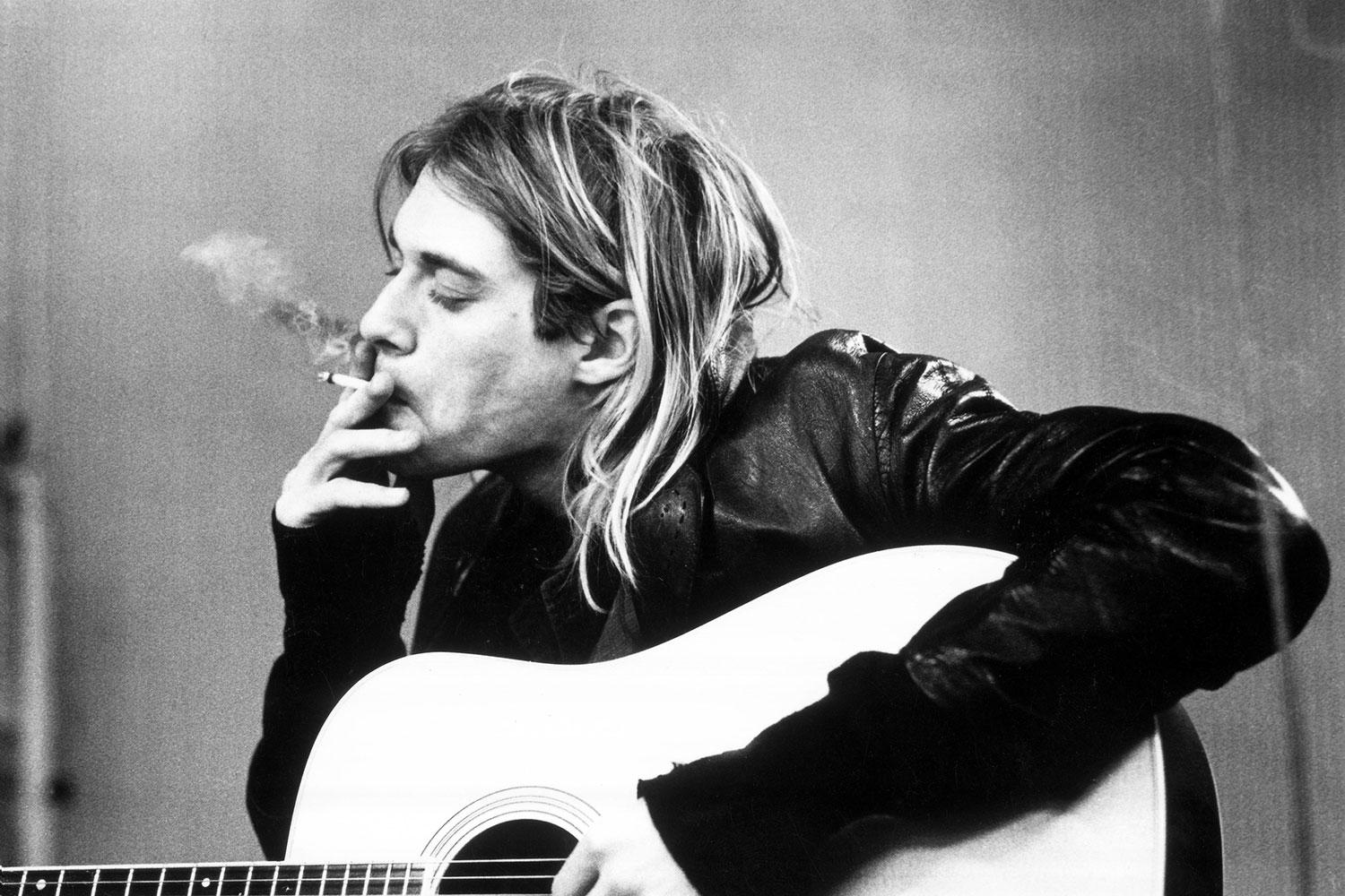 nirvanas smells like teen spirit named most iconic song kurtcobain  frances bean cobain