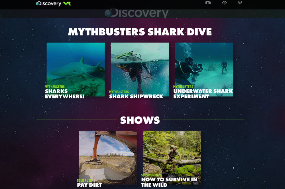 discoverys new vr site shows off its first immersive videos discovery