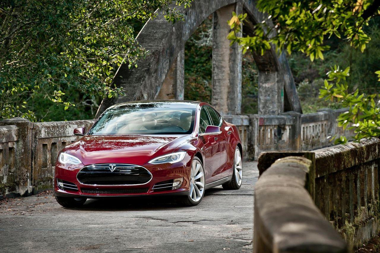 tesla model s front