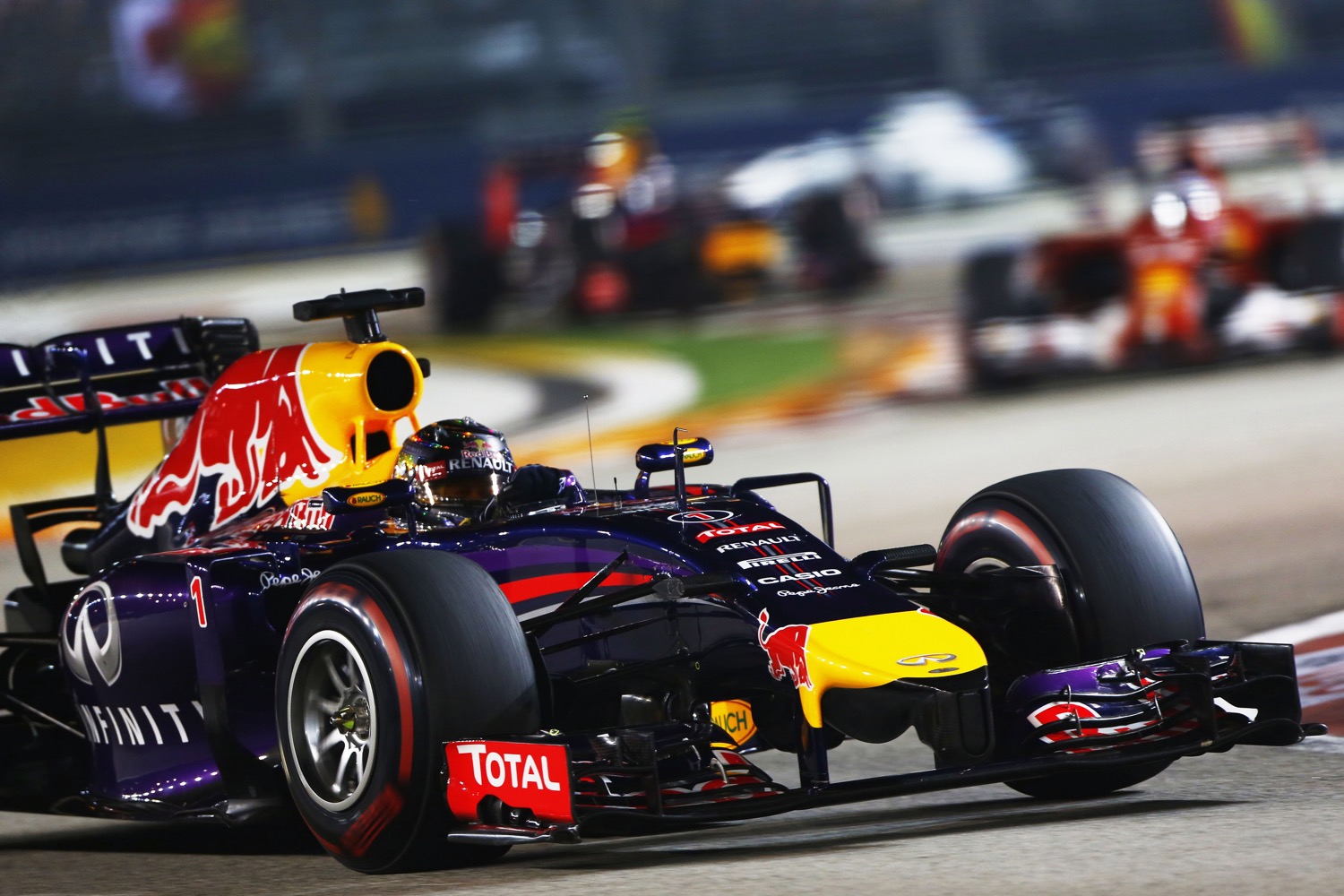 Red Bull Racing at 2014 Singapore GP