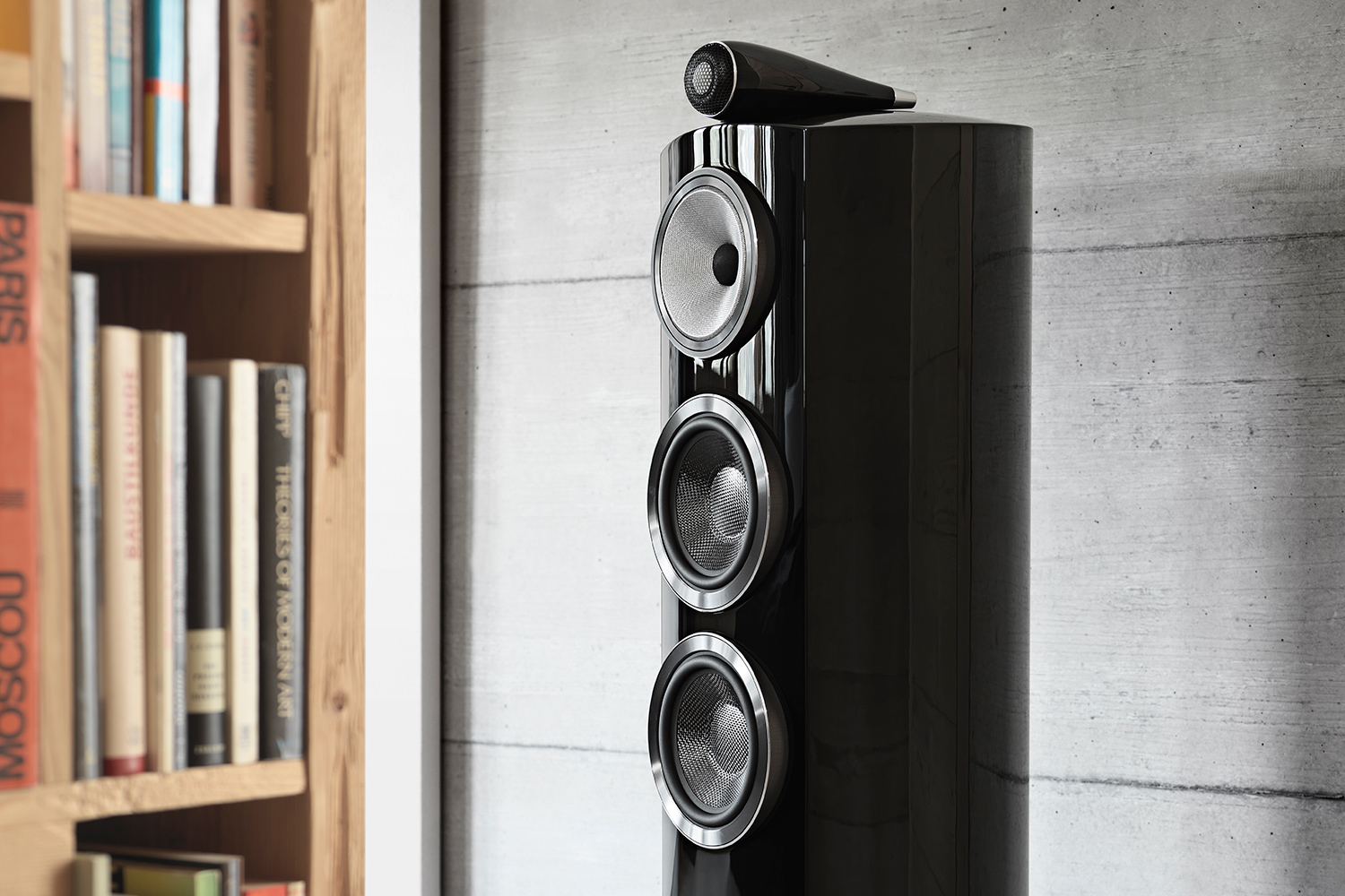 bowers wilkins 800 series diamond ds3 b w 8615 black804 bookcase