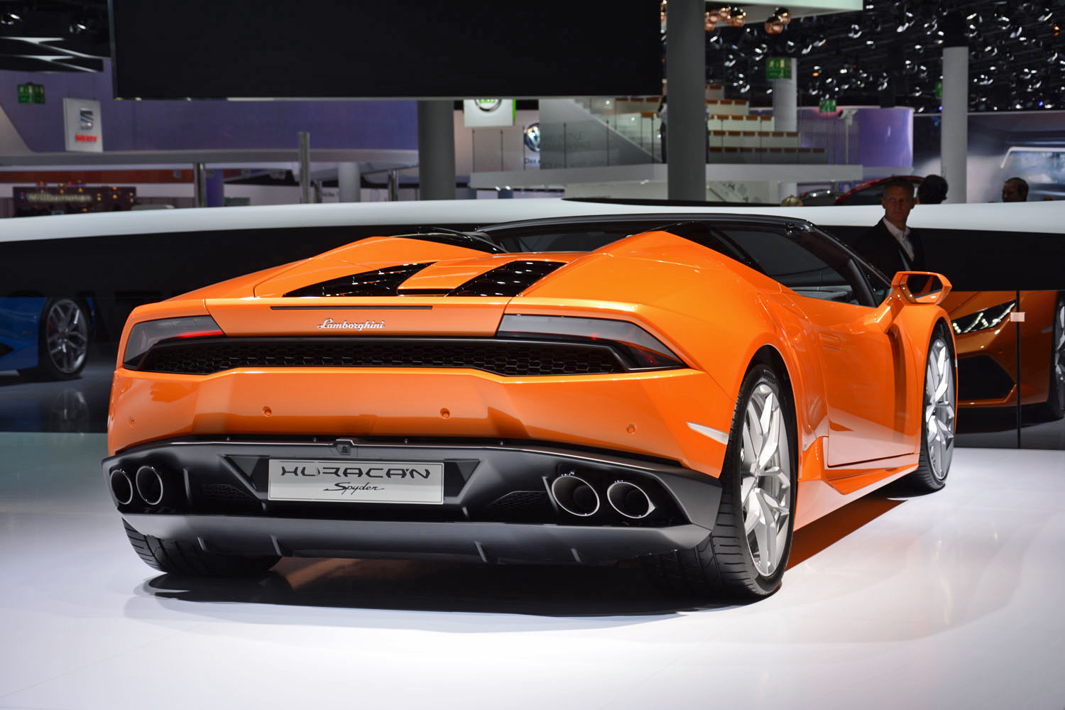 the top 10 best cars from frankfurt motor show lambohuracanspyderfrankfurt lamborghini huracan spyder 9