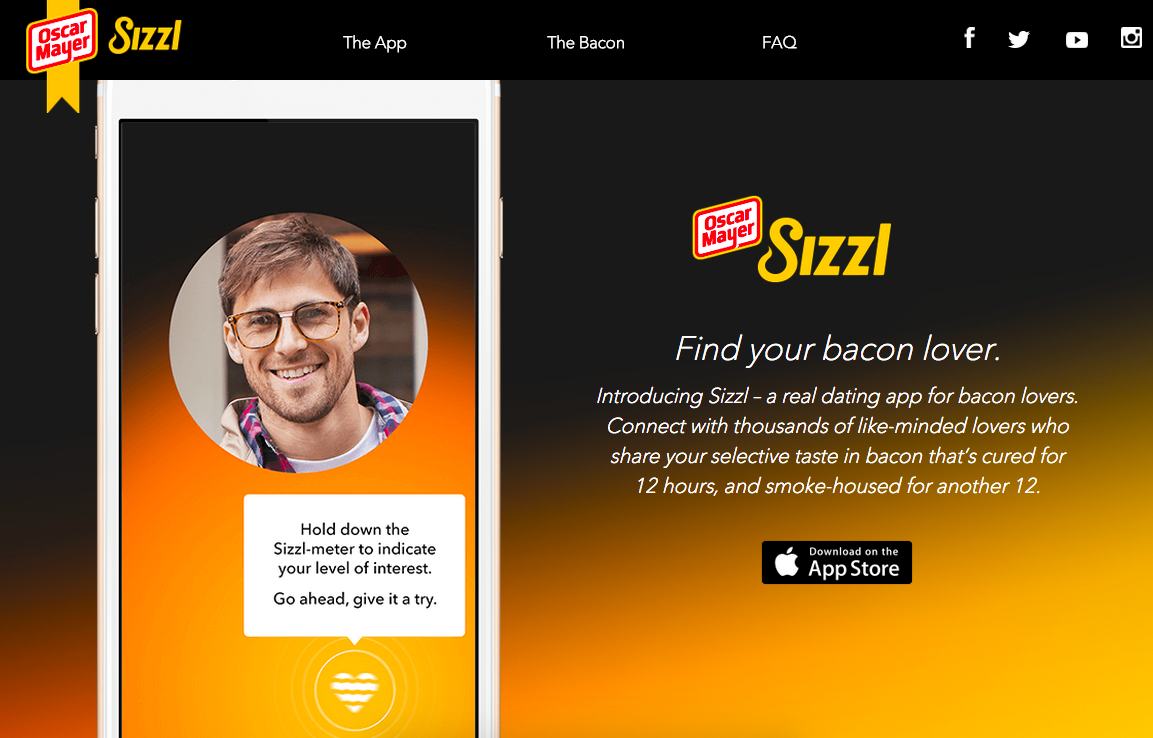 sizzl oscar mayer dating app screen shot 2015 09 16 at 5 40 35 pm