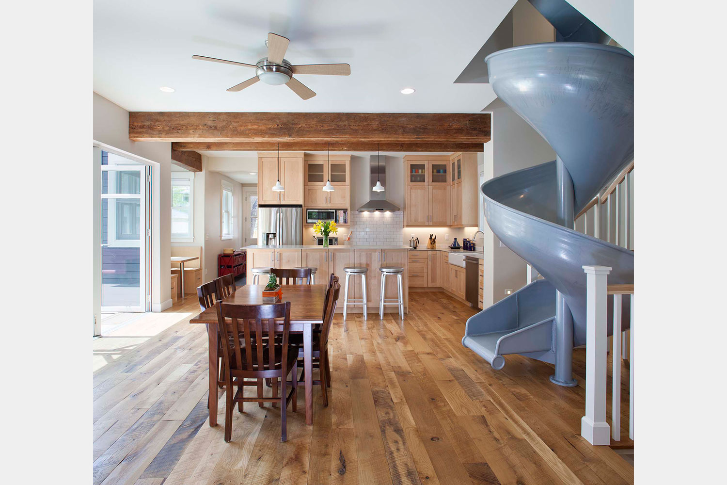 houses with amazing indoor slides sliding into home 2a1