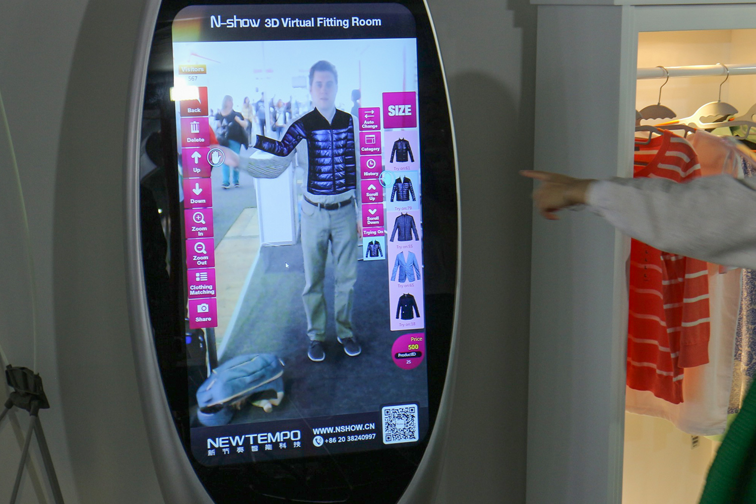 Smart Mirror Clothes