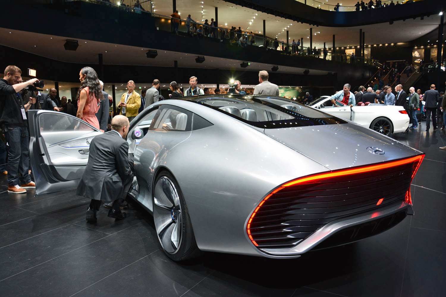 mercedes benz intelligent aerodynamic automobile pictures frankfurt iaa concept 8