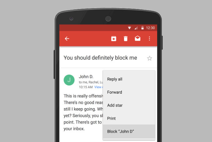 gmail finally rolls out block button