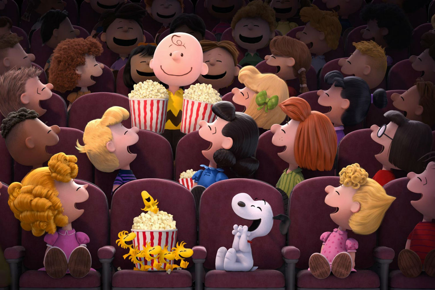 peanuts gang social media movie