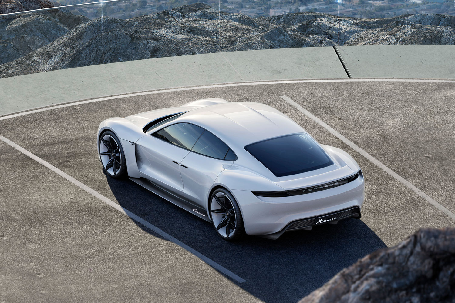 tesla top model s competitors porsche mission e 3