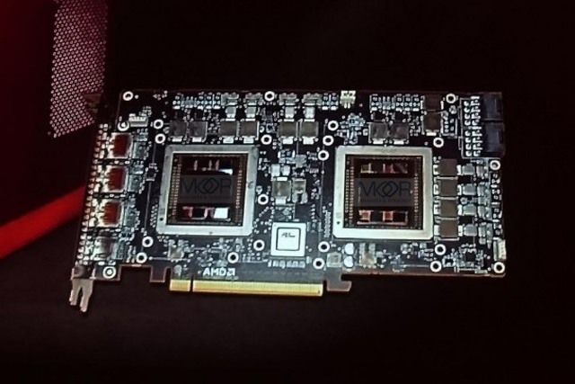 amds insane dual gpu fury x2 shows up in desktop just four inches wide fijixtgemini