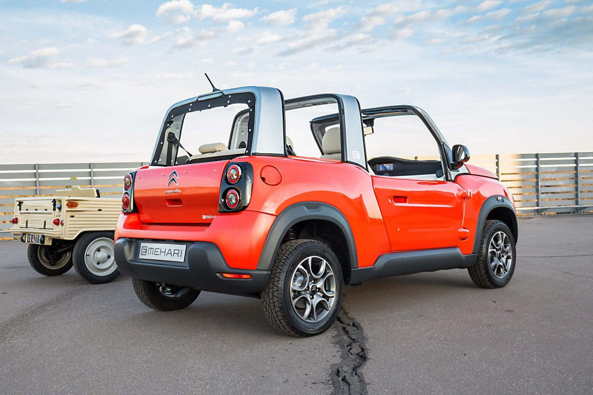 citroen unveils electric e mehari convertible pictures citroe  n 006