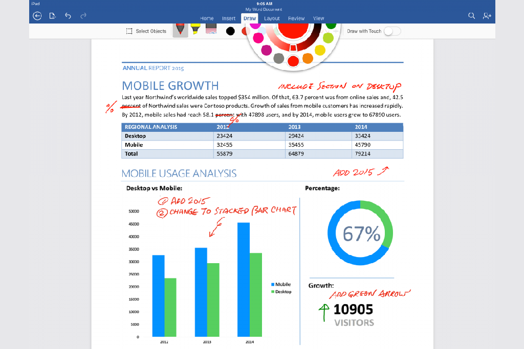 microsoft office january 2016 updates new to 365 in jan 16 inking 01