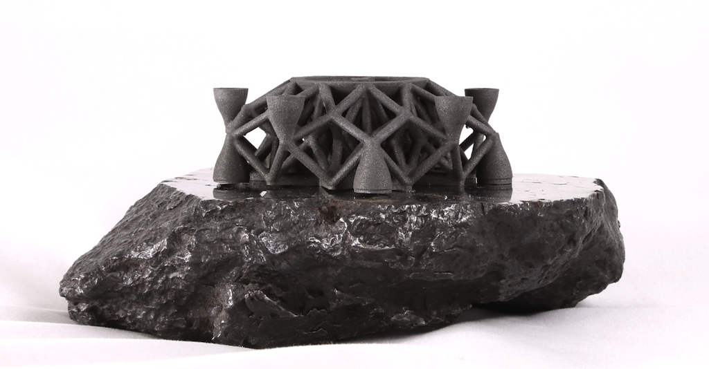 planetary resources alien metal 3d printed object planetaryresources 3dsystems meteorite2 low