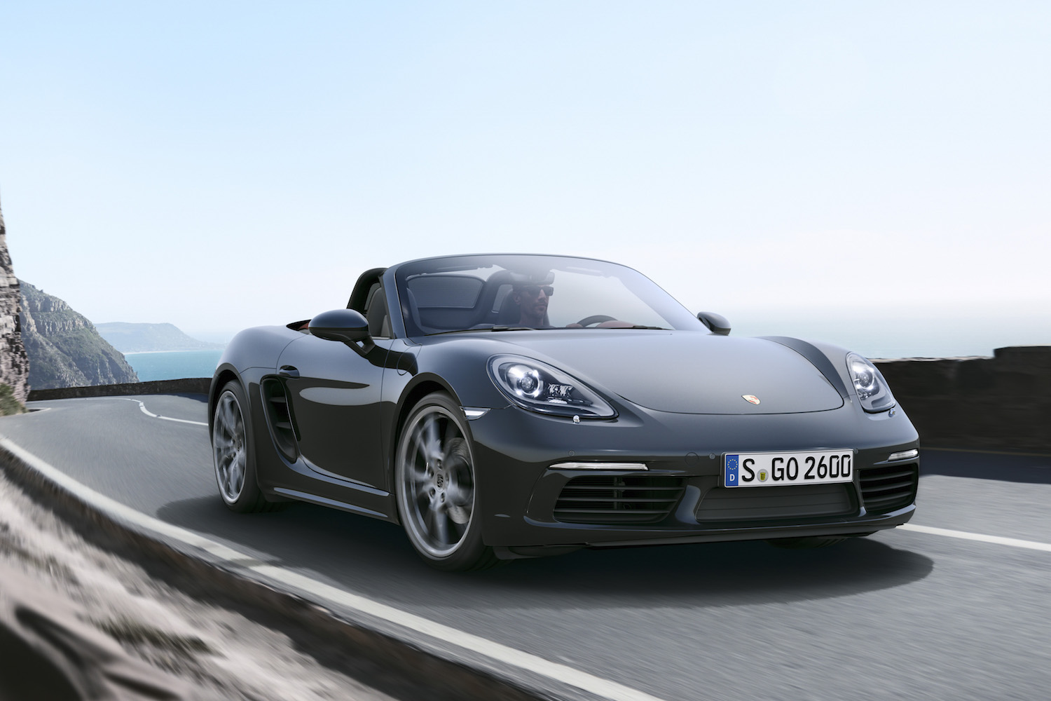 Porsche 718 Boxster front angle