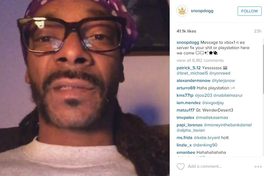 snoop dogg tells off xbox live rant