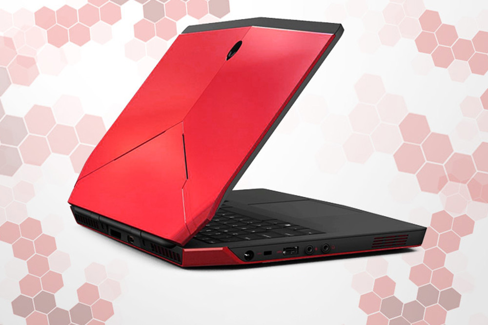 alienware 13 inch gaming laptop oled dell in red