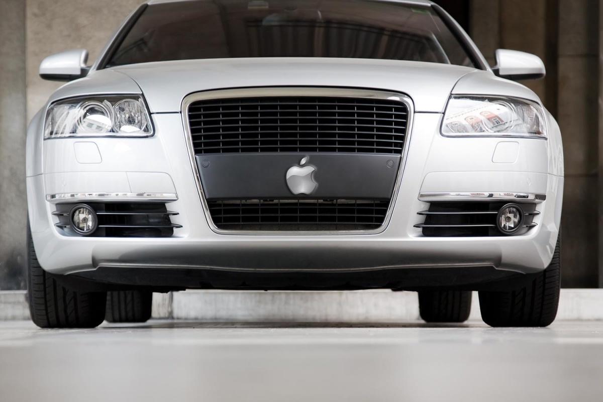 Apple car mockup