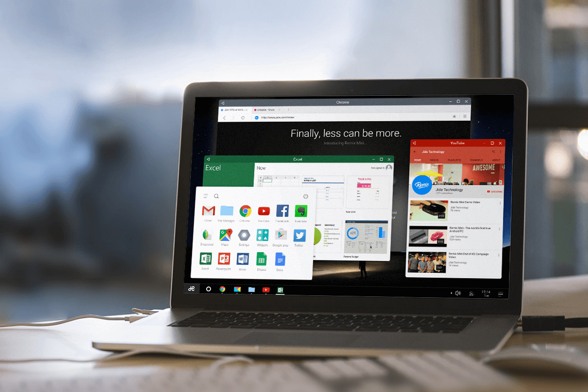 jide remix os beta android on pc