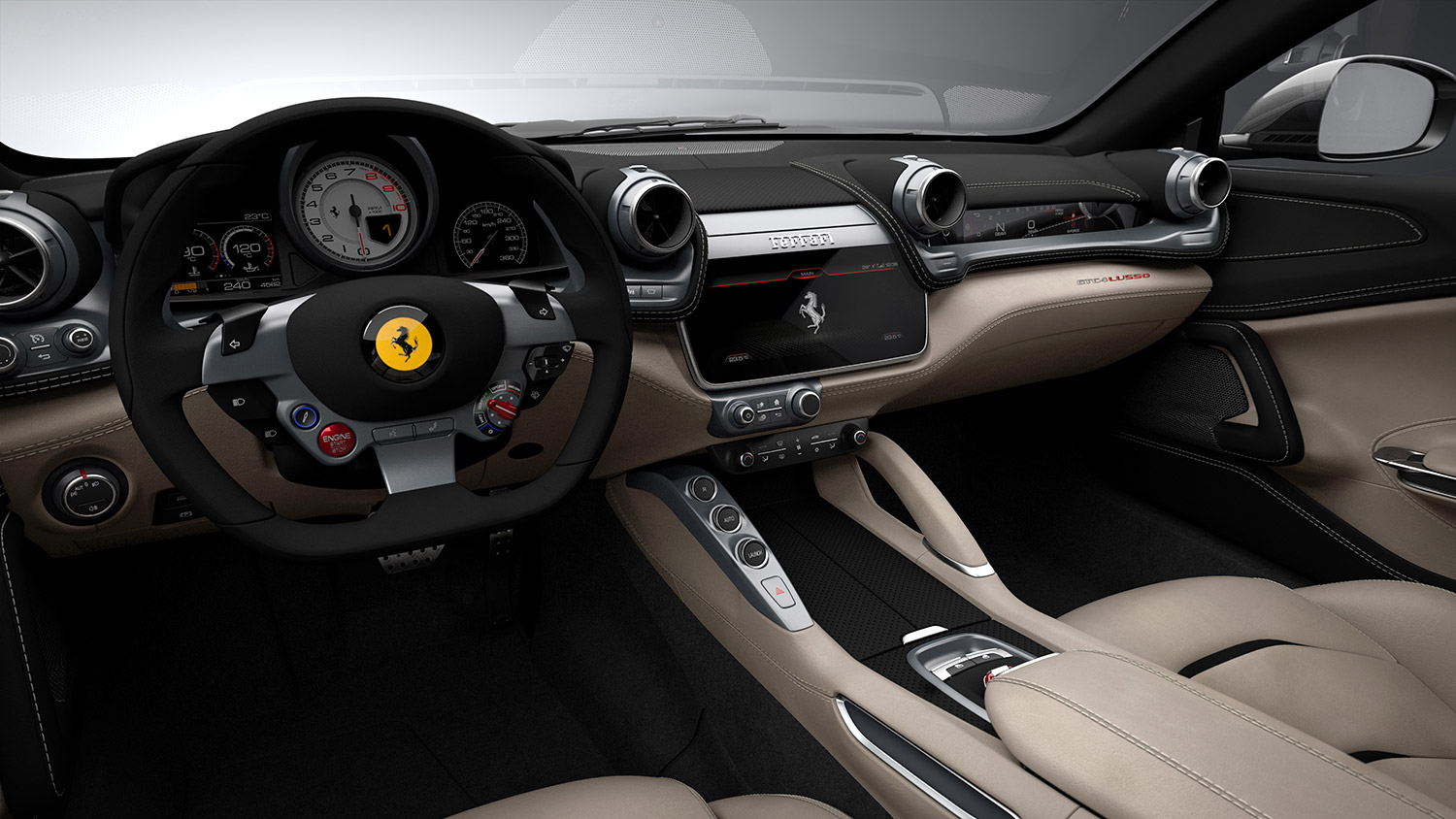 2017 ferrari gtc4lusso news performance specs pictures interior driver s side