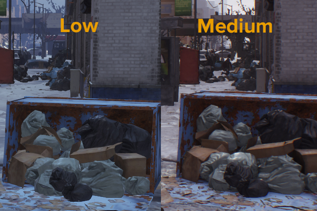 division pc performance guide low medium textures