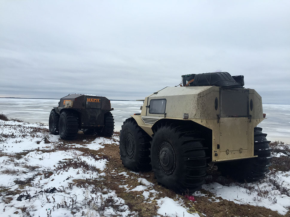 russian sherp atv self inflating tires 0004