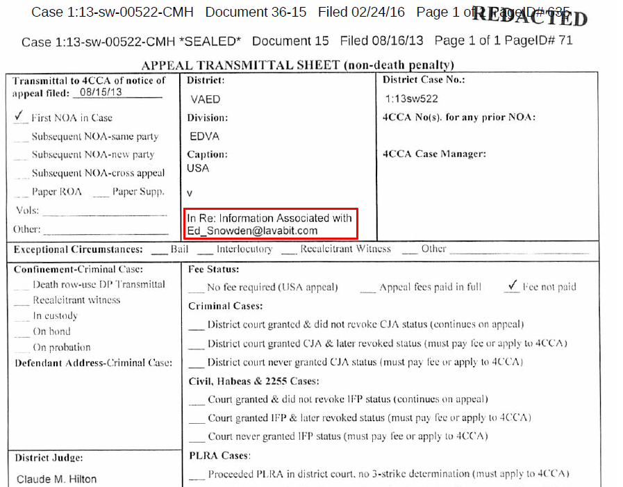 ladar lavabit snowden