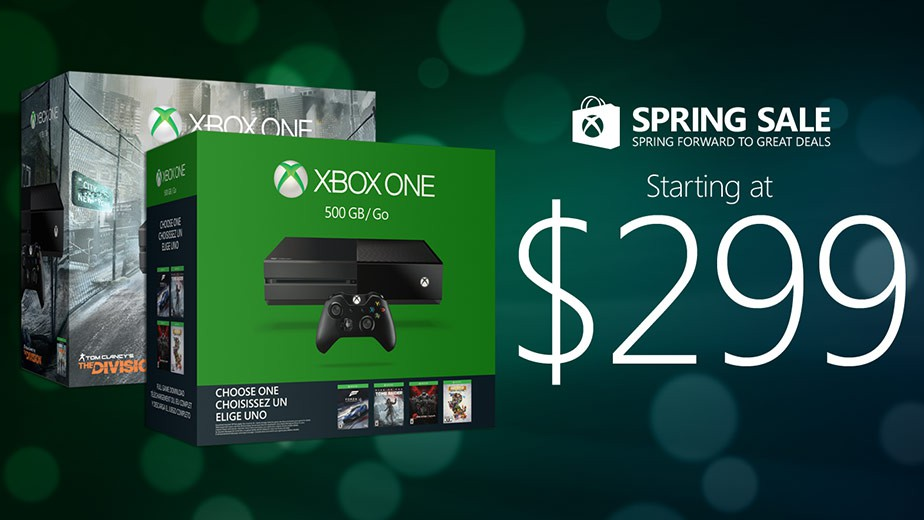 microsoft spring sale 2016 xbox