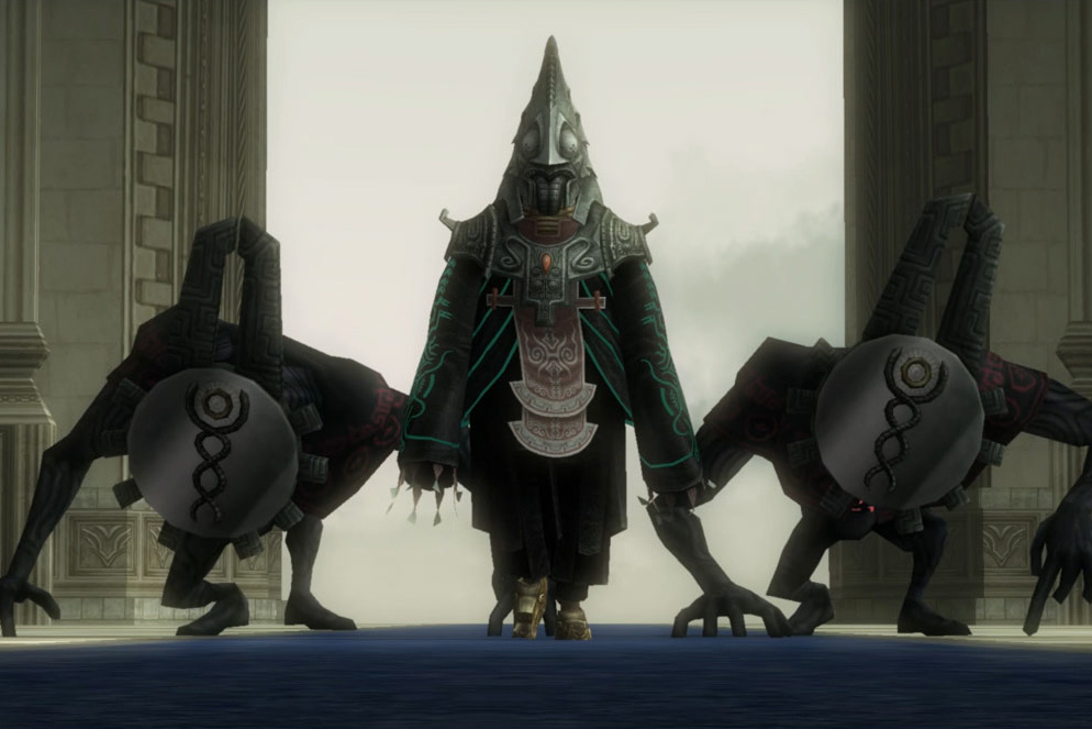 Zant walking with minions at his side.