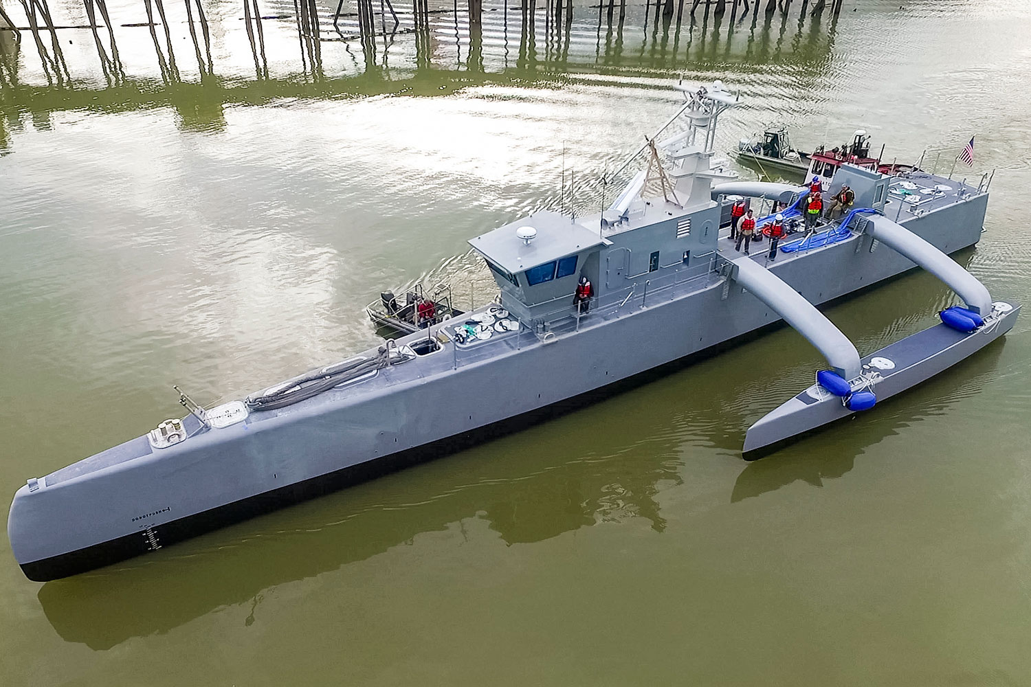 darpa officially christens the actuv in portland launch 6