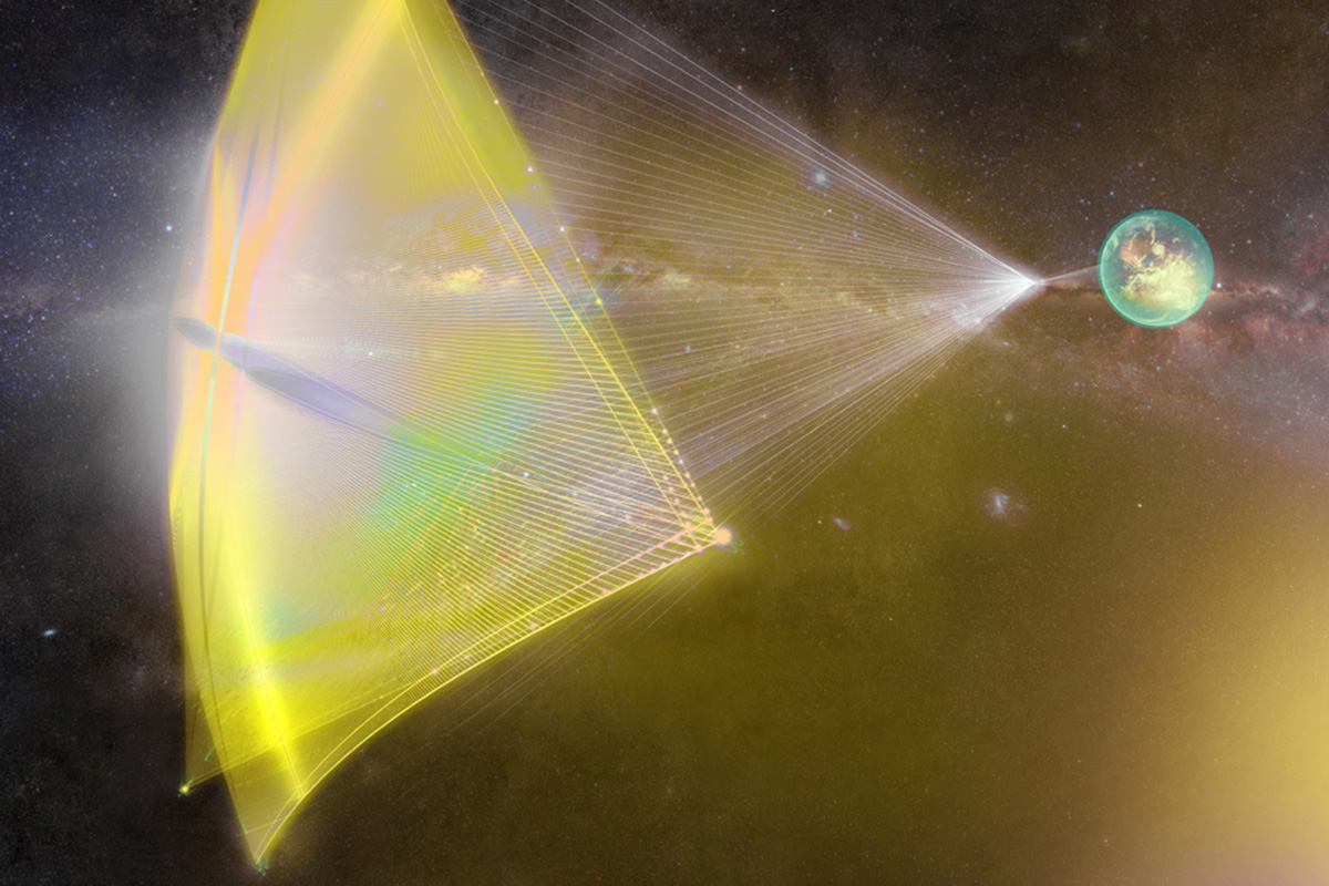 Breakthrough starshot illustration