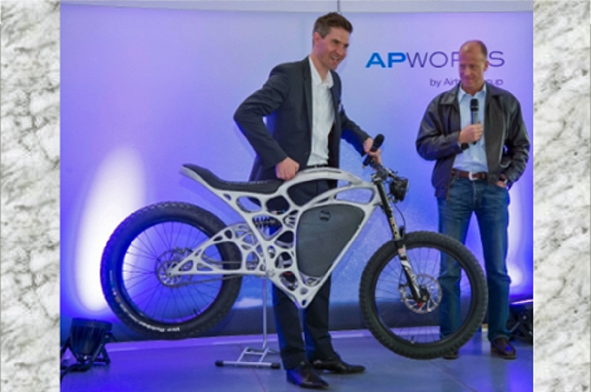 airbus apworks light rider 3d printed