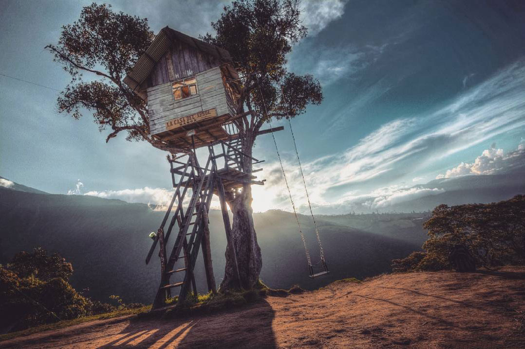 Swing at the End of the World, La Casa del Arbol - Baños Canton, Ecuador