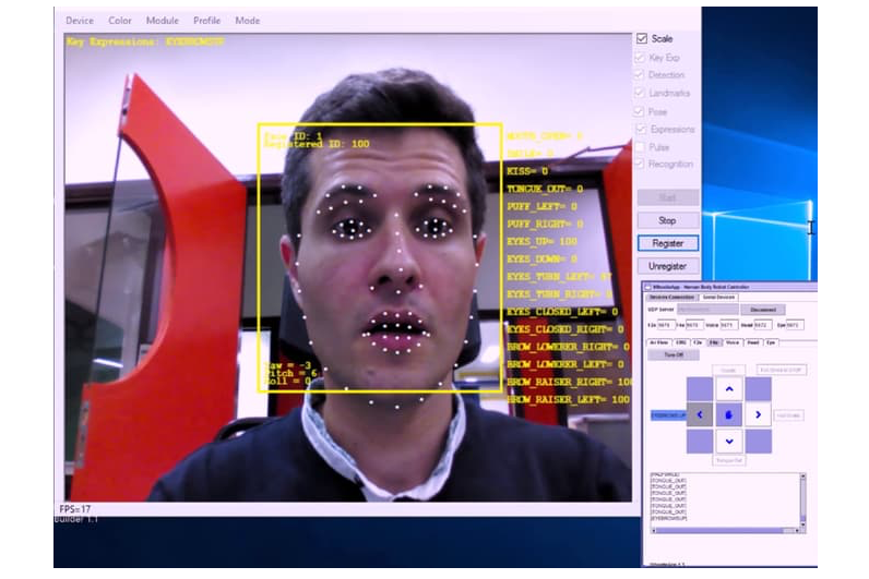 brazil brain control wheelchair facial