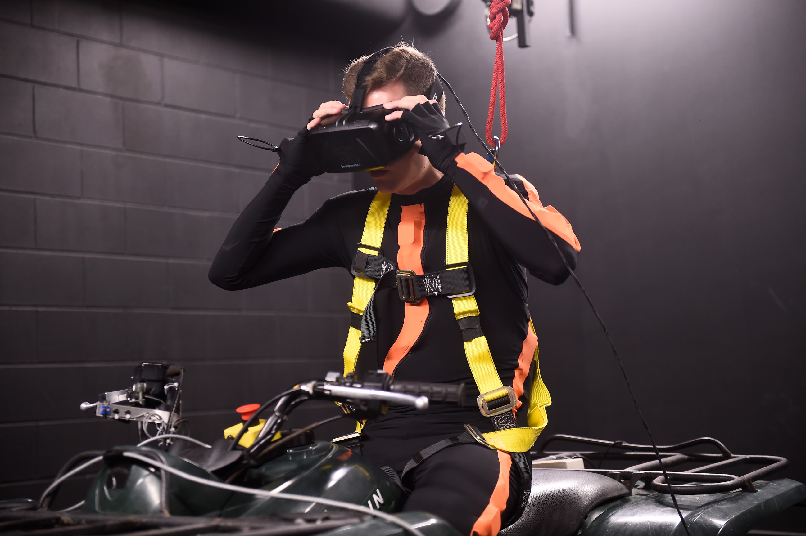 oculus rift atv sim research simulator in salam rahmatalla s lab