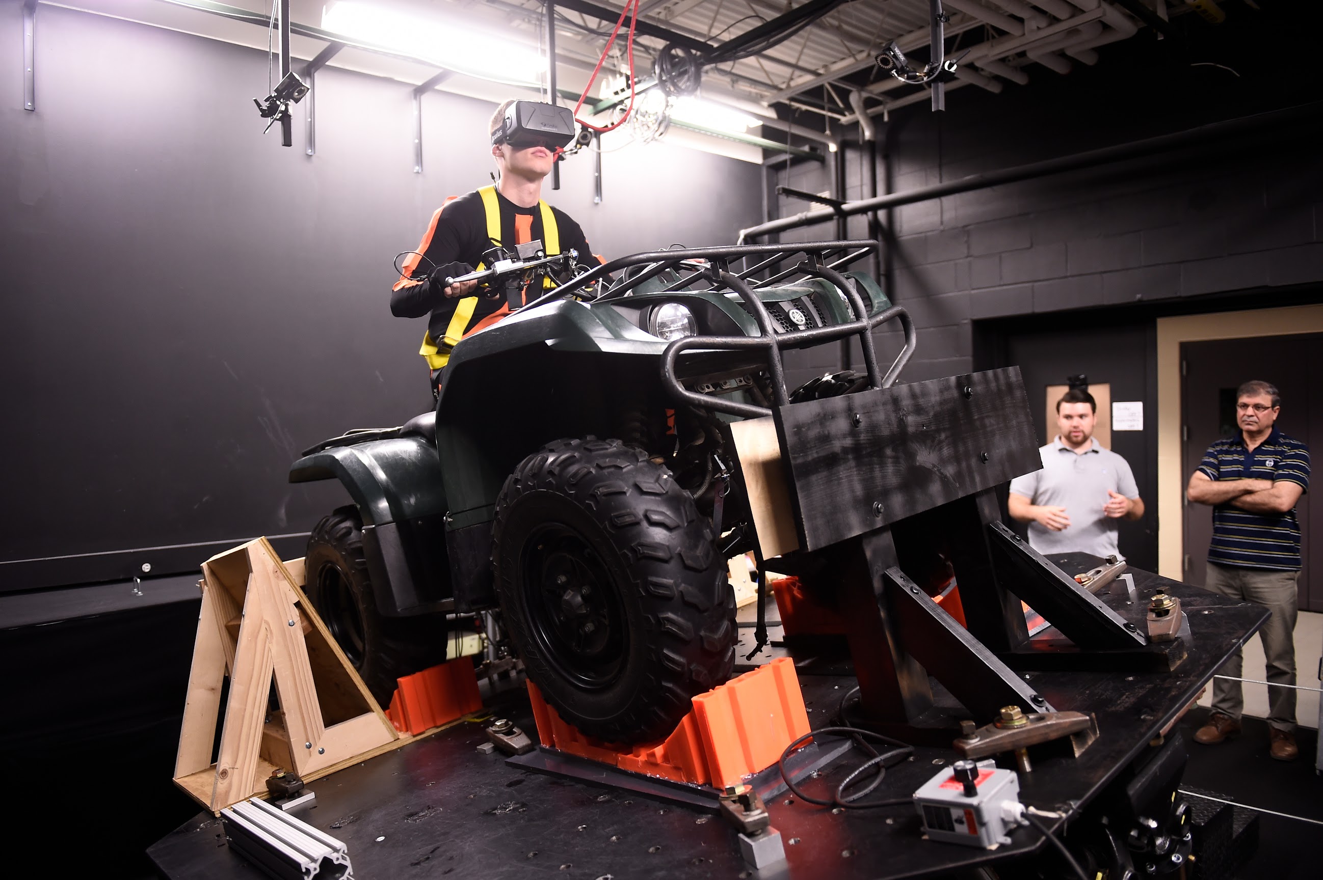 oculus rift atv sim research simulator in salam rahmatalla s lab