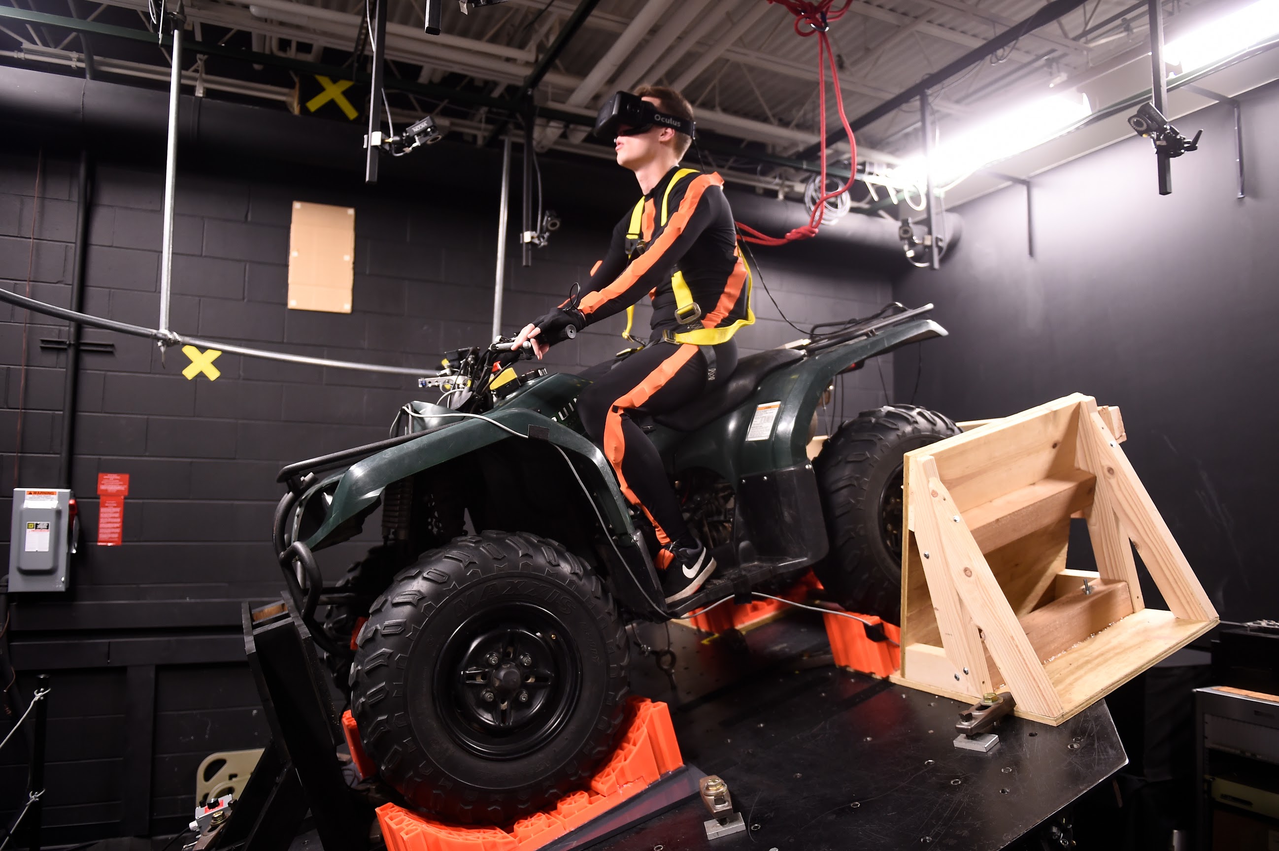 oculus rift atv sim research simulator in salam rahmatalla s lab