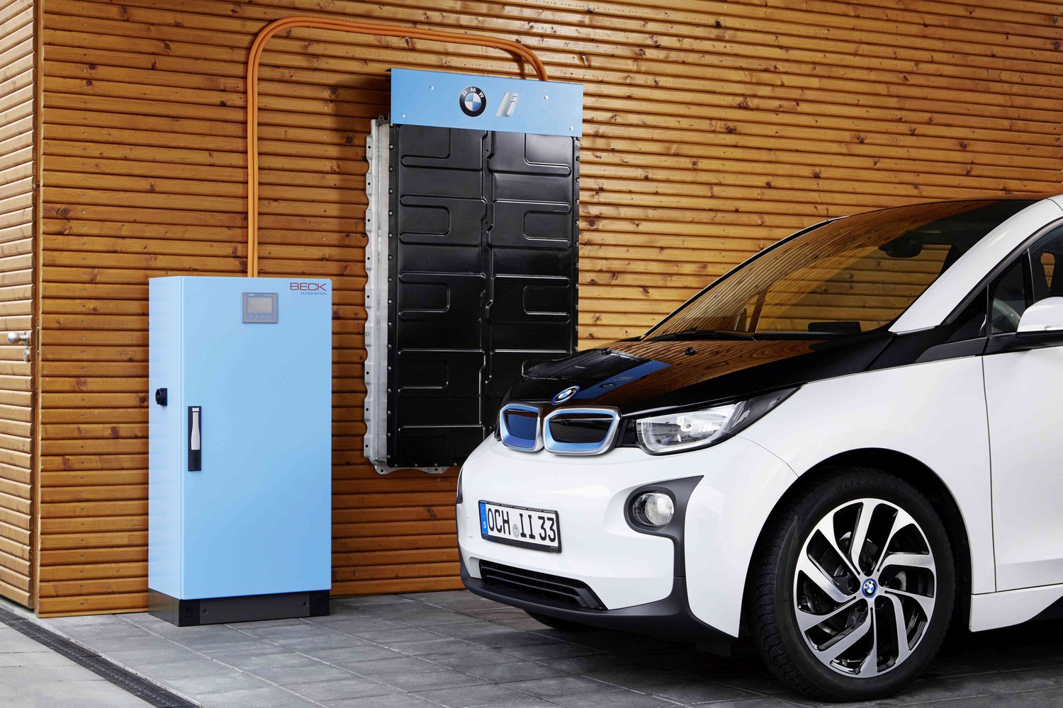 BMW i battery storage system