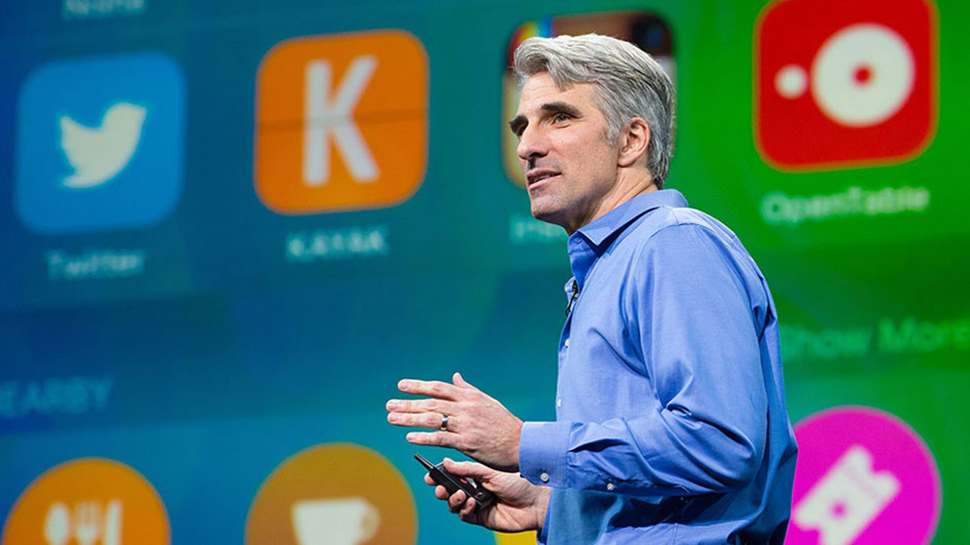 Craig Federighi apple