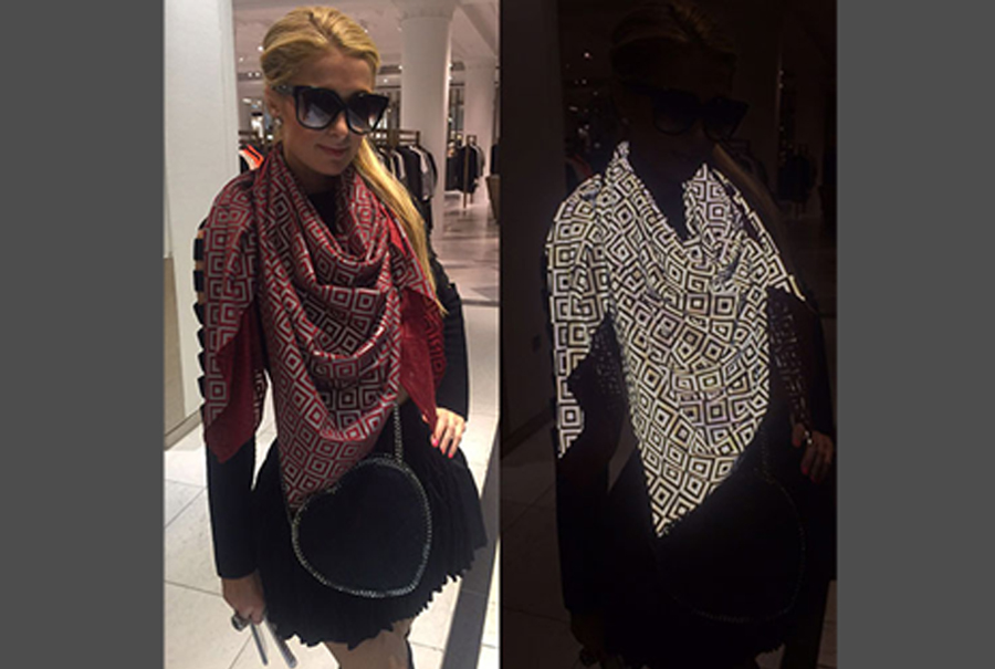 ishu ohoto flash resistant scarf paris hilton in 900x605