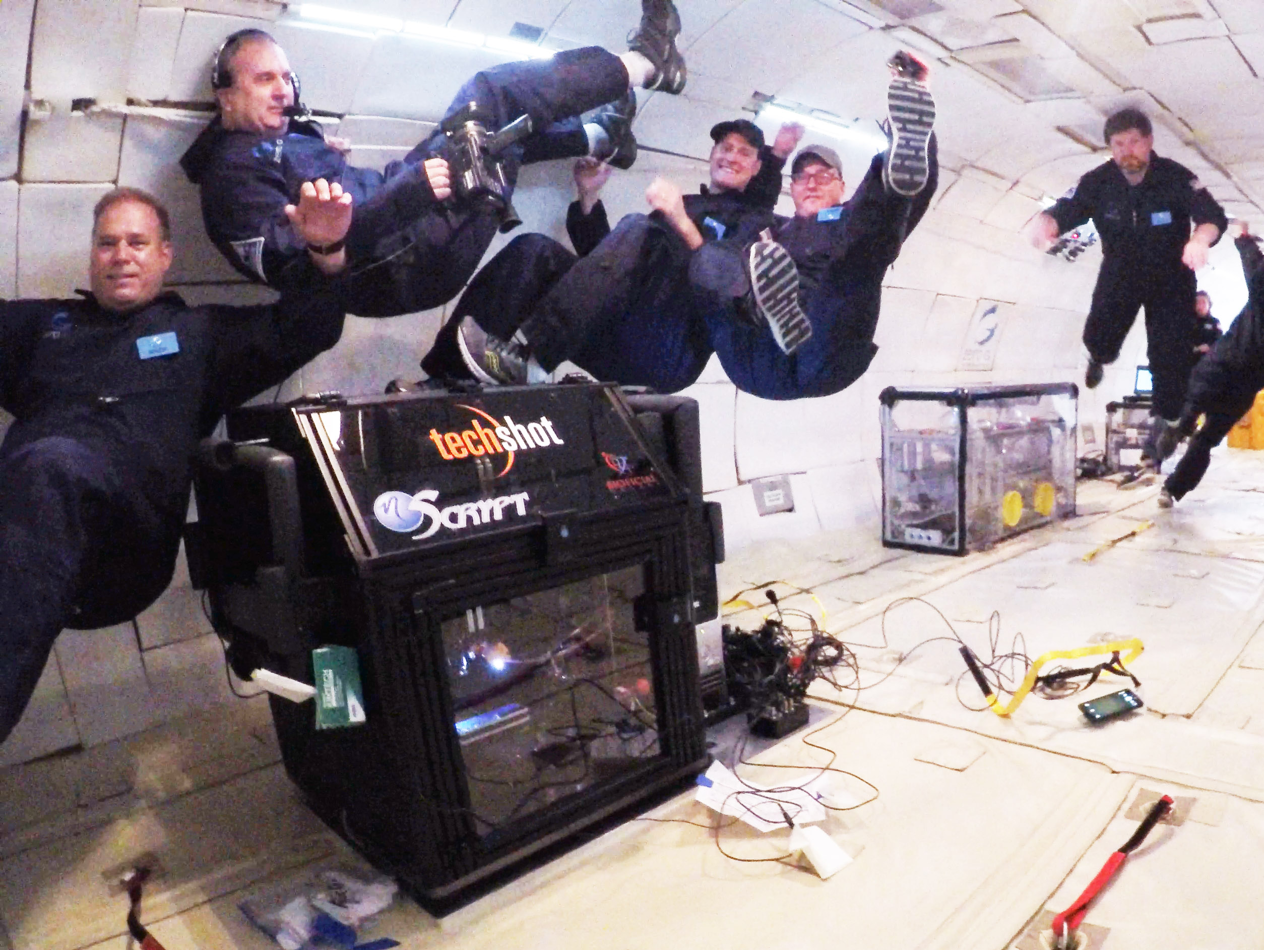 techshot 3d bioprinter in space zero g team