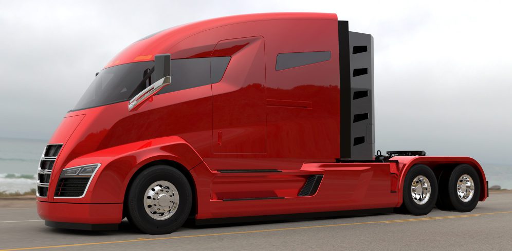 nikola electric natural gas long haul truck one