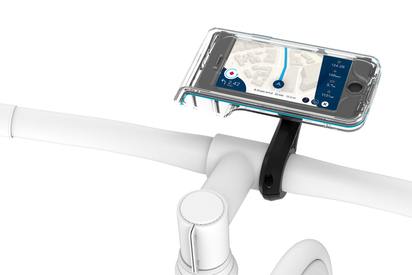 bycle case and app turns iphone into bike computer for tracking rides mount 12