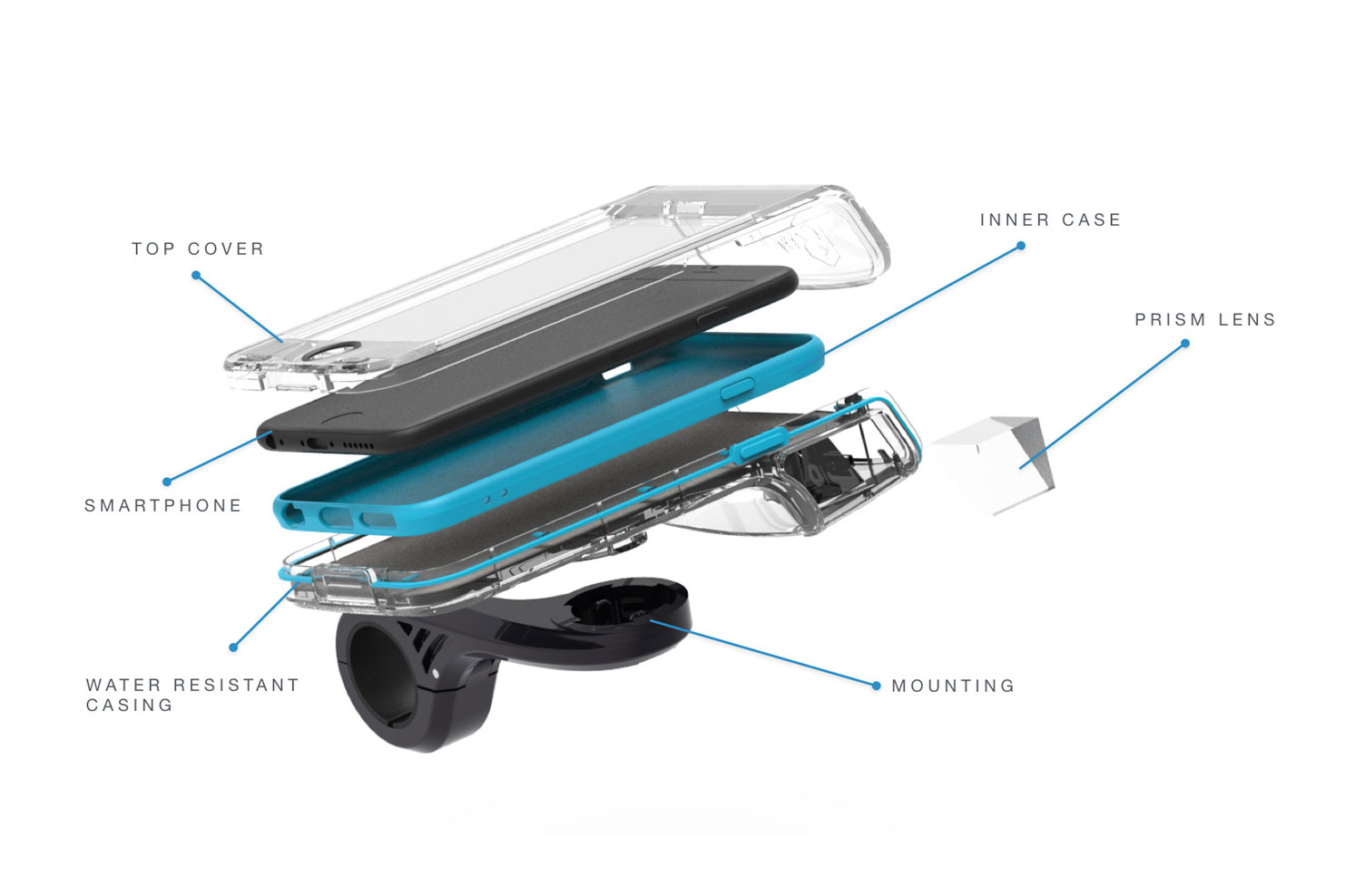 bycle case and app turns iphone into bike computer for tracking rides mount 16